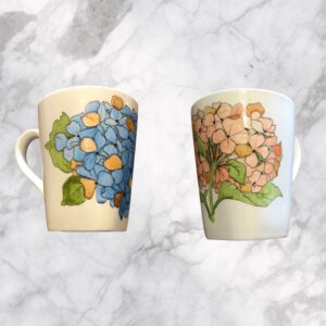 mug hortensias